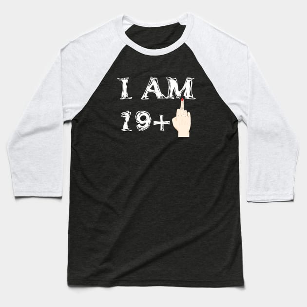 I Am 19 + 1   20 years old birthday Baseball T-Shirt by hoopoe